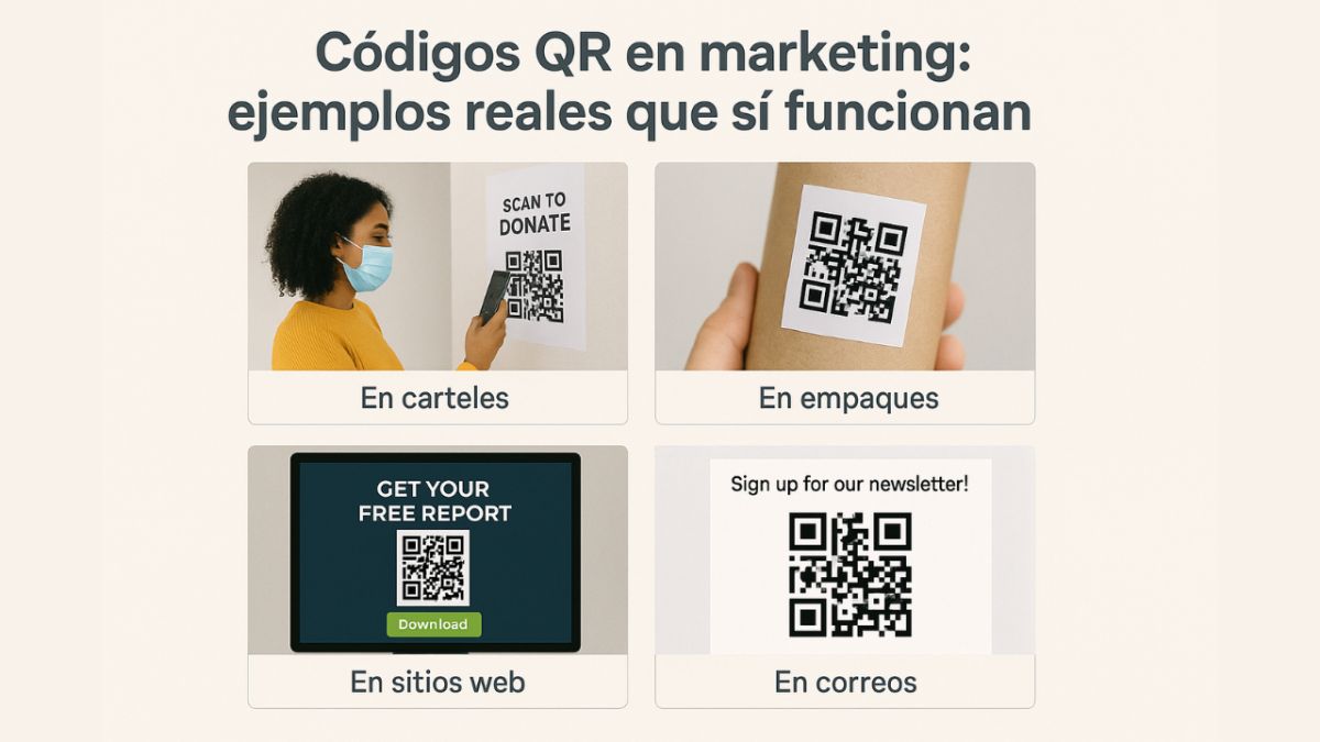 Códigos QR en marketing: ejemplos reales que sí funcionan